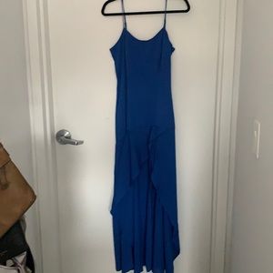 NEW long royal blue Lulus dress